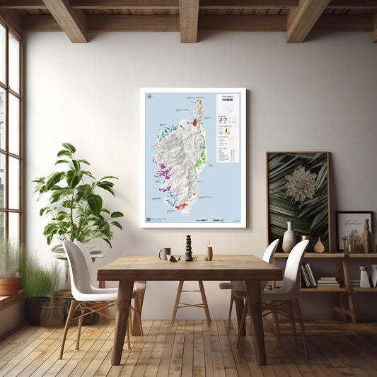 Corsica Wine Map