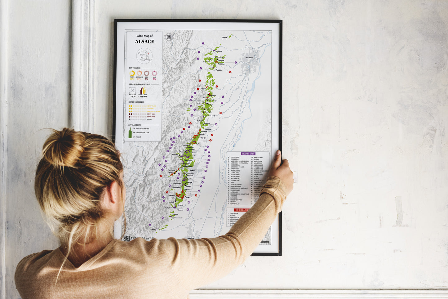 Alsace Wine Map - Real Data