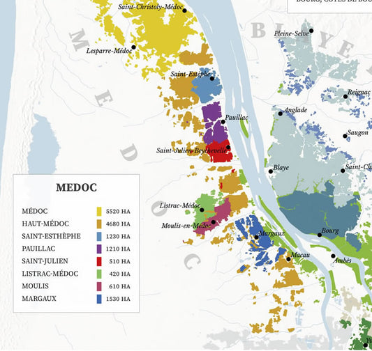 Bordeaux Wine Map – Real Data