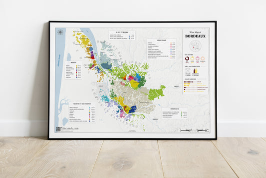 Bordeaux Wine Map – Real Data