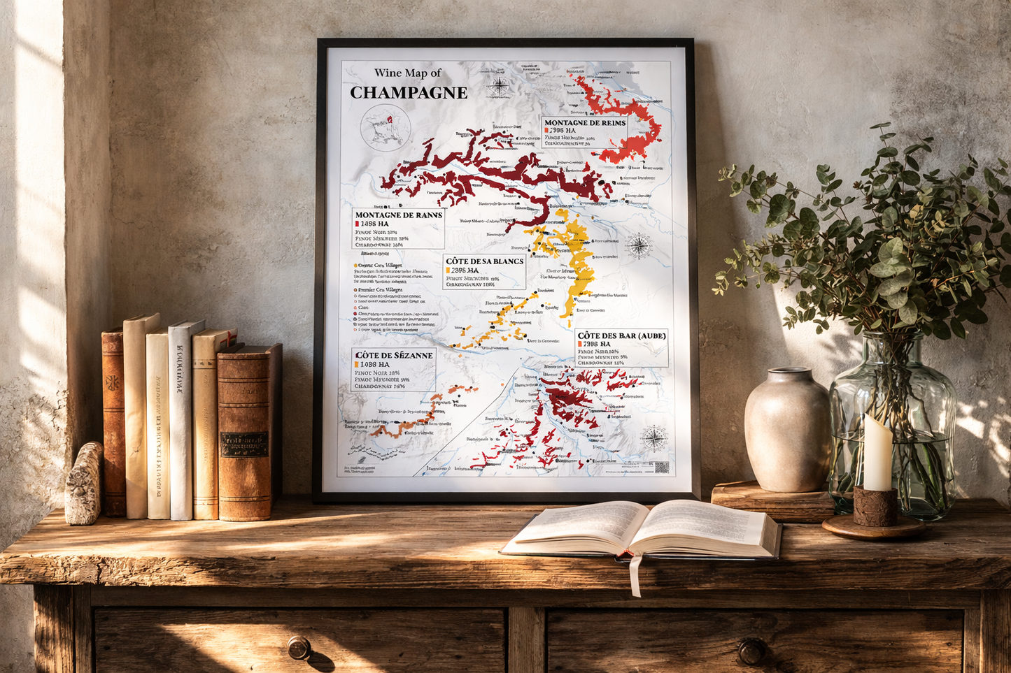 Wine Map of Champagne