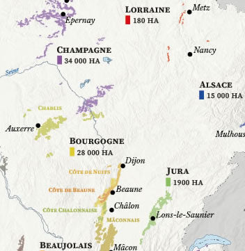 France Wine Map – Real Data
