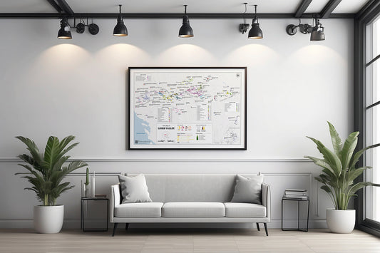 The Loire Valley Wine Map - Real Data