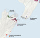New Zealand Wine Map